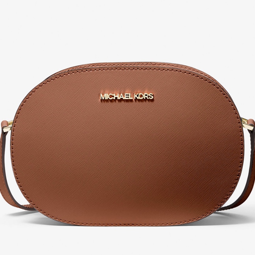 Michael Kors Jet Set Travel Medium Saffiano Leather Crossbody Bag NWOT